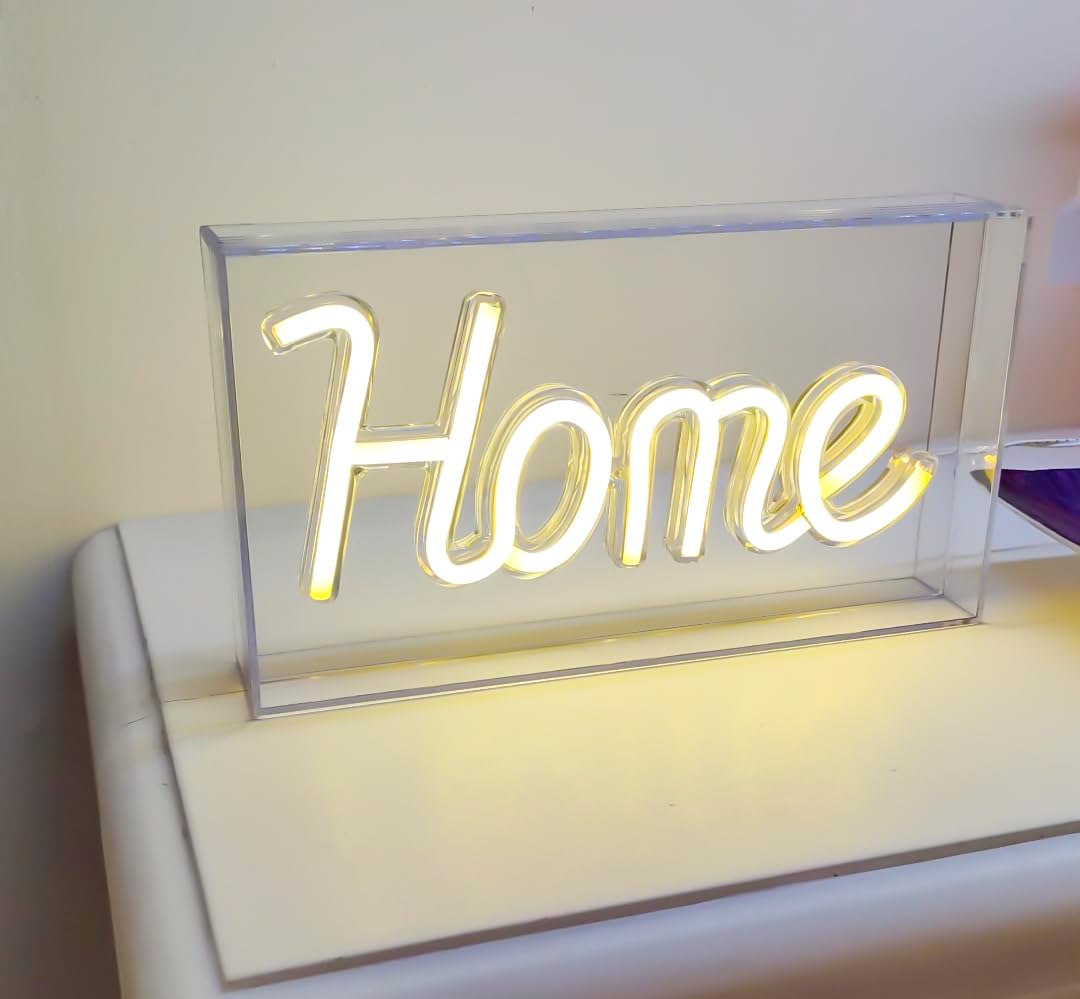Insegna LED Home