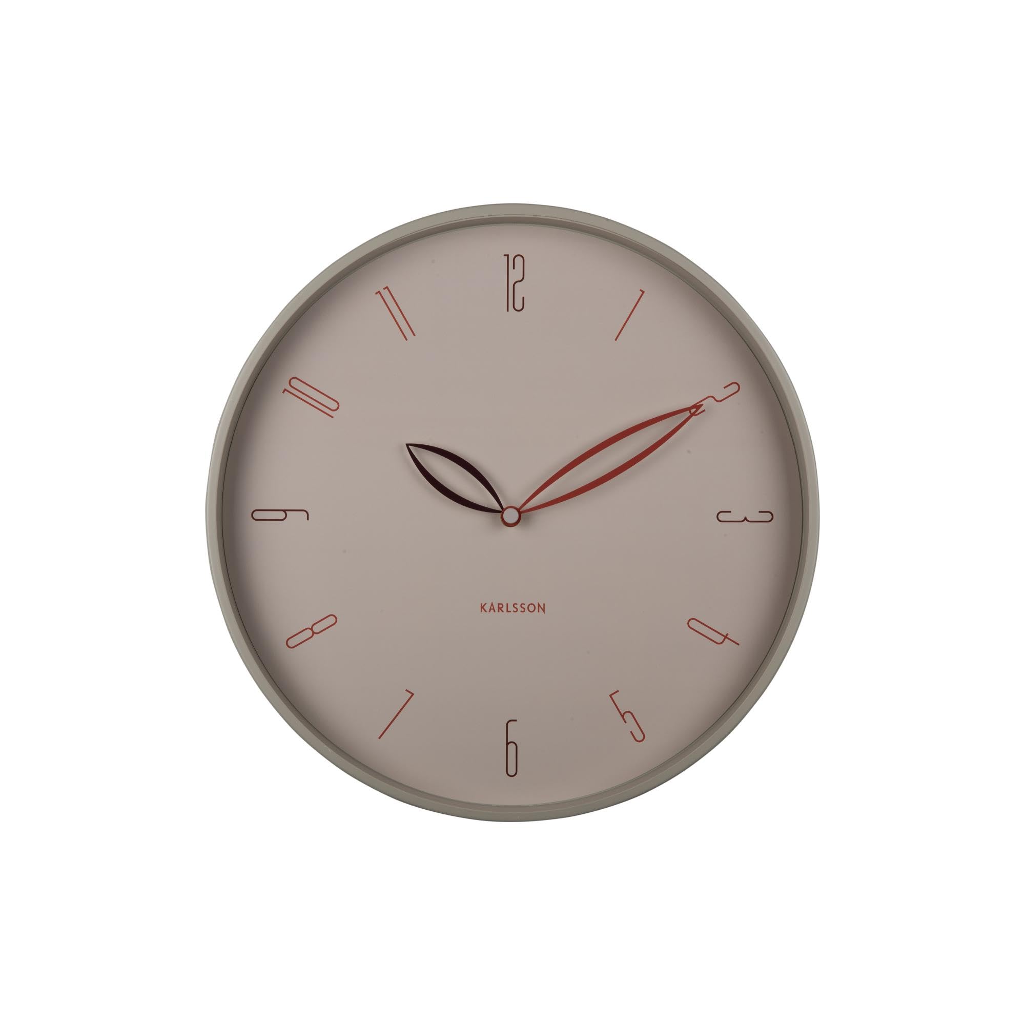 Orologio [DL] Wall Clock Petals Warm Grey