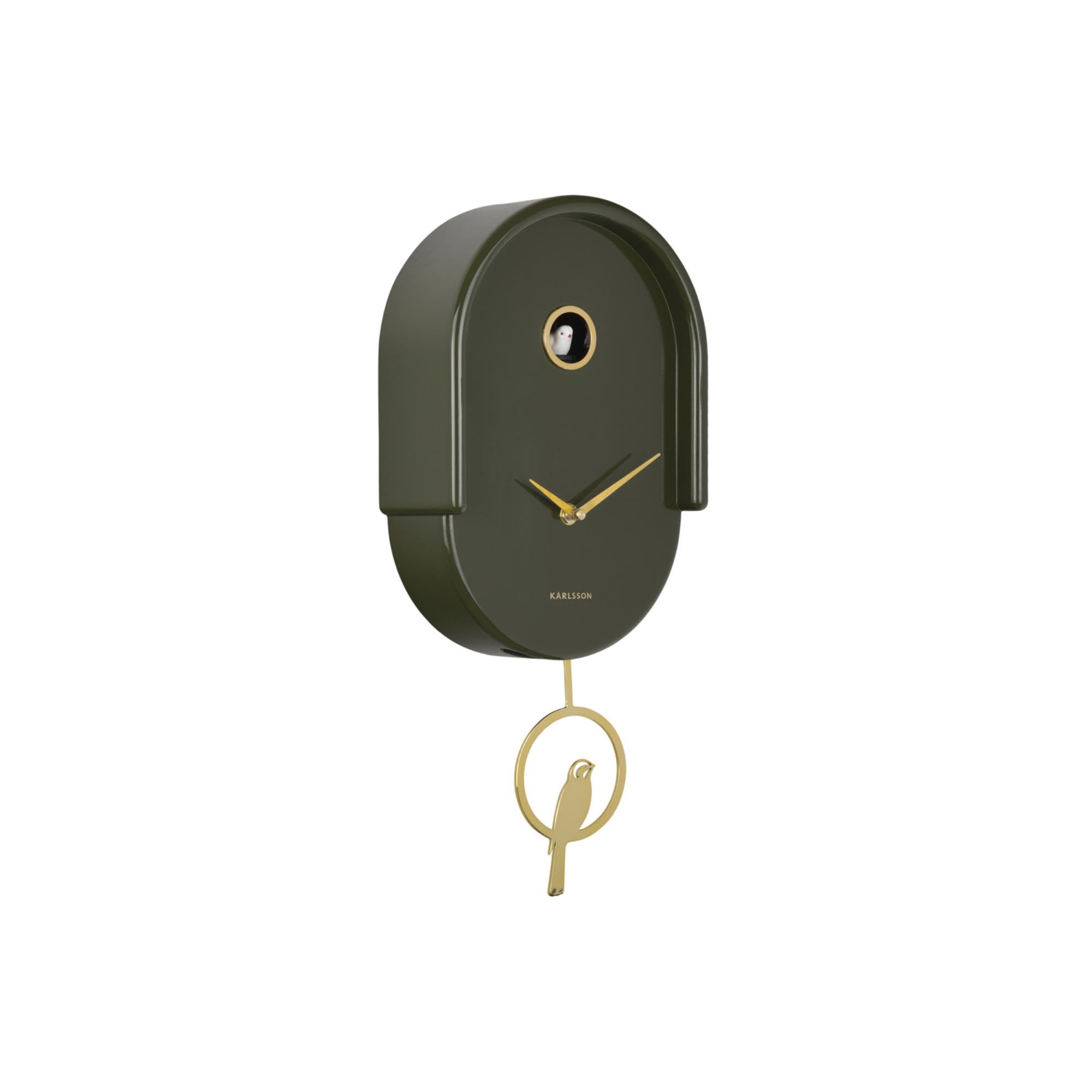 Orologio da Parete in ABS Tweet Verde 20 x 8