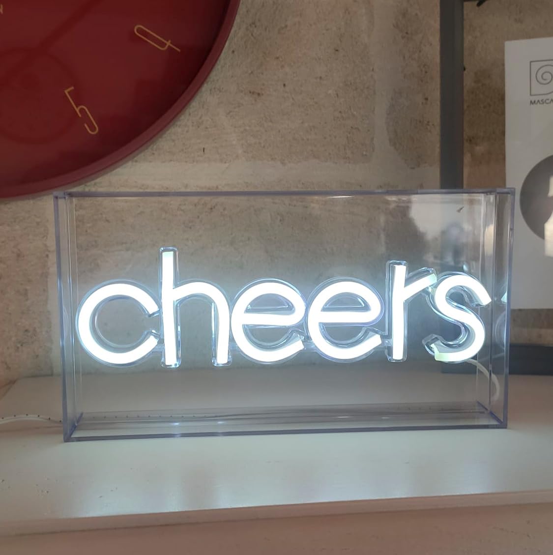 Insegna LED Cheers Decorativa