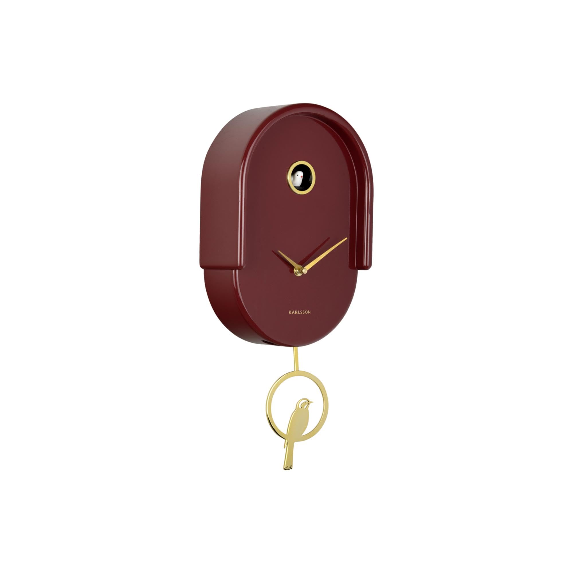 Orologio da Parete in ABS Tweet Rosso 20 x 8