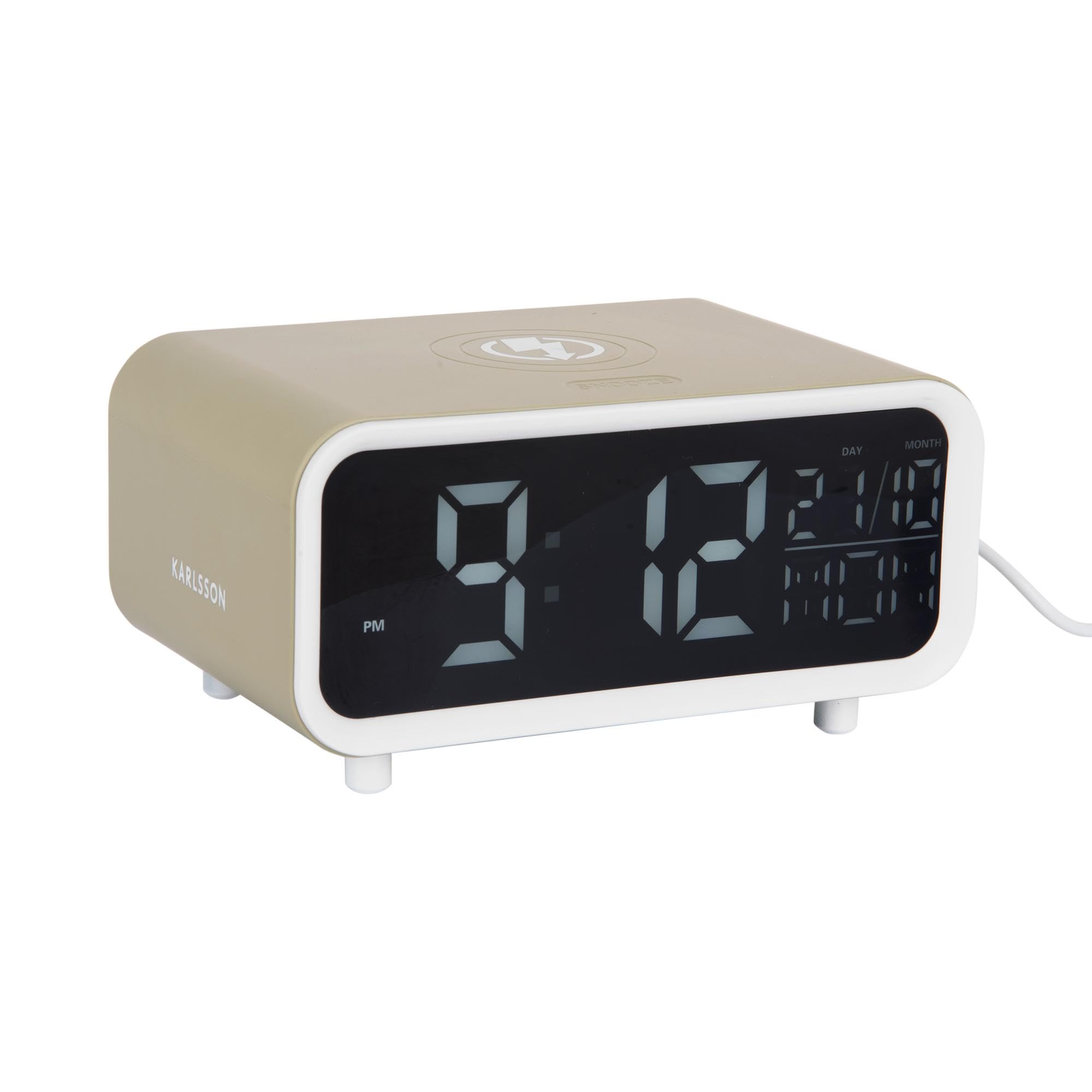Orologio Allarme Clock Chunky LED con caricatore del telefono