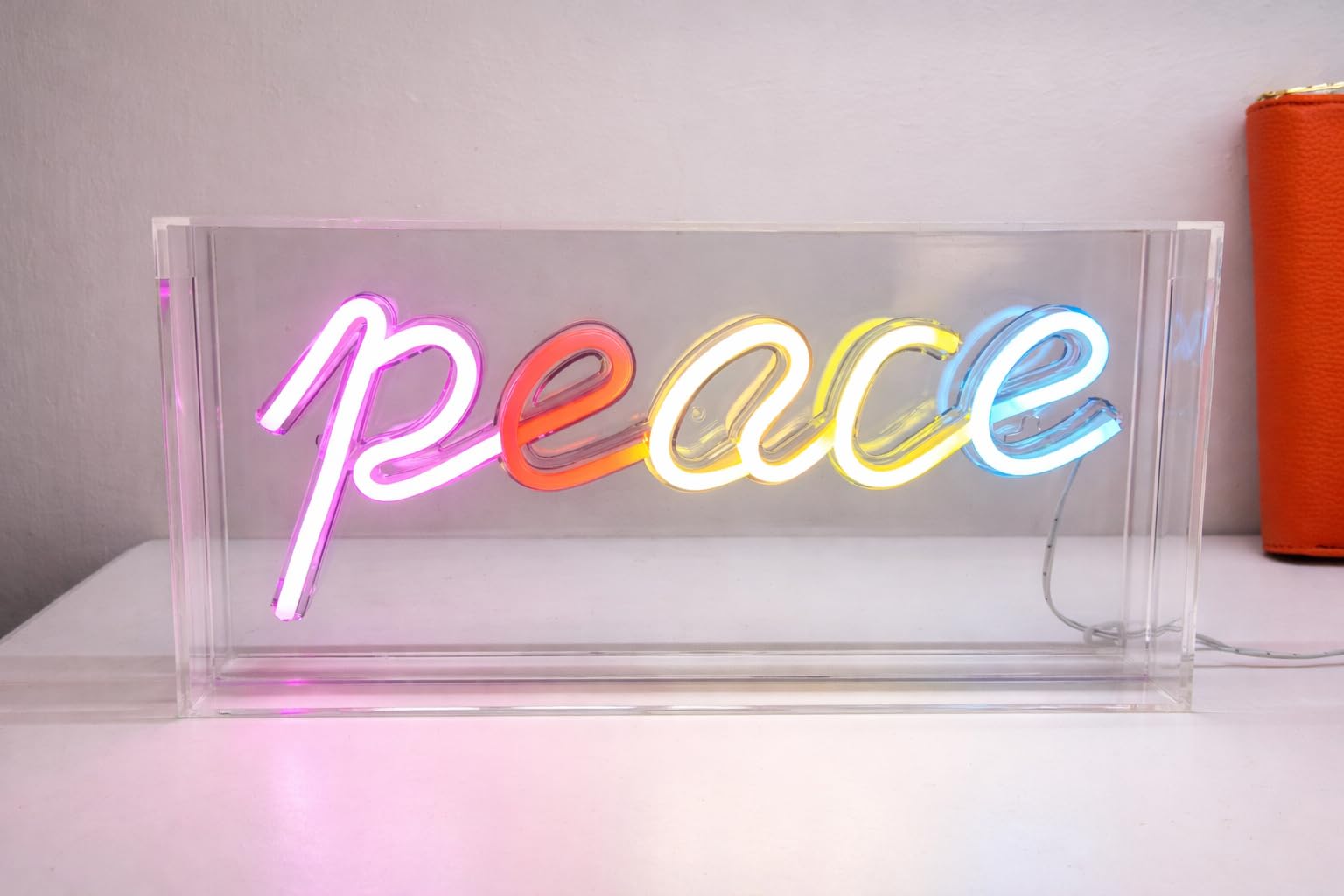Insegna LED Peace