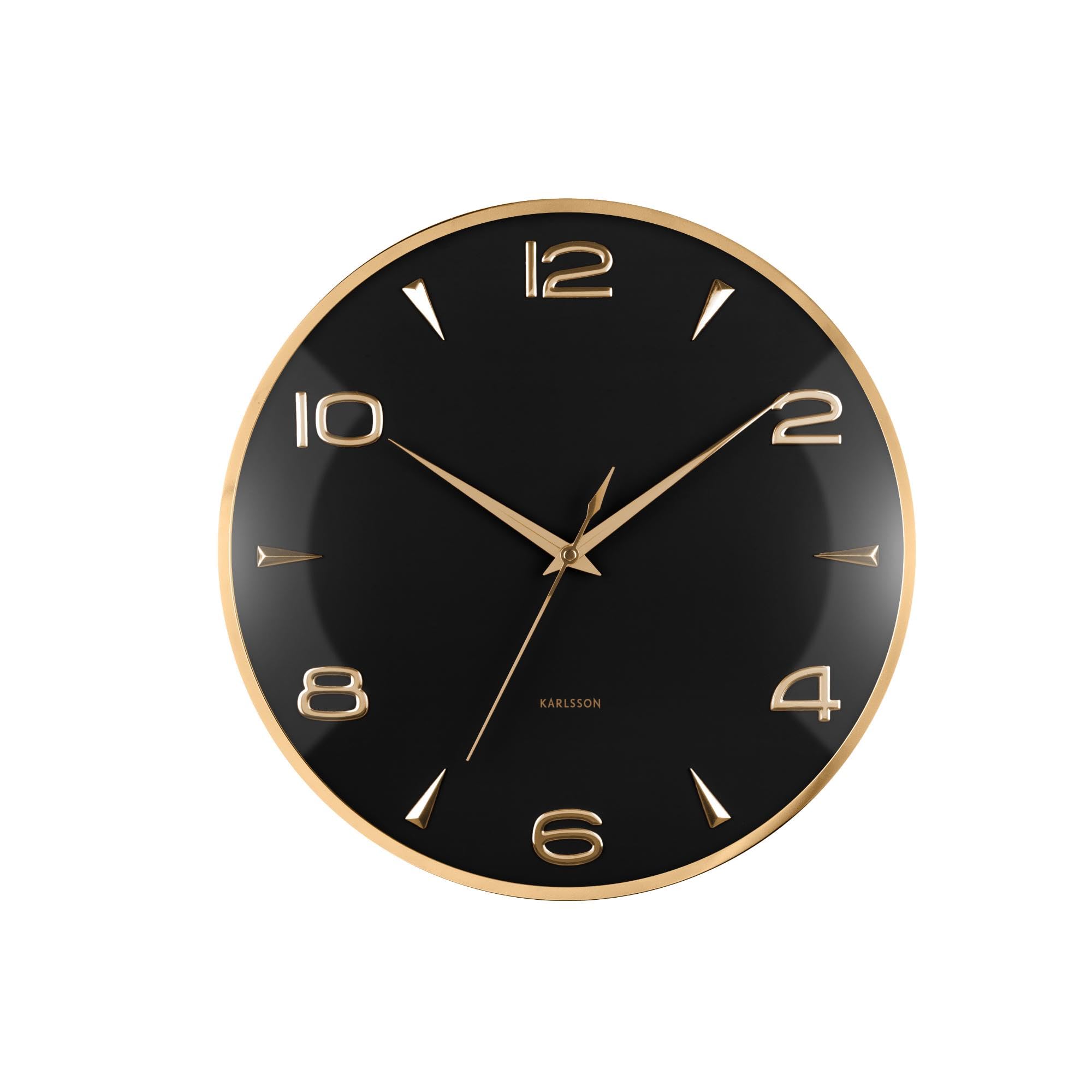 Orologio [DL] Wall Clock Sienna Glow Black