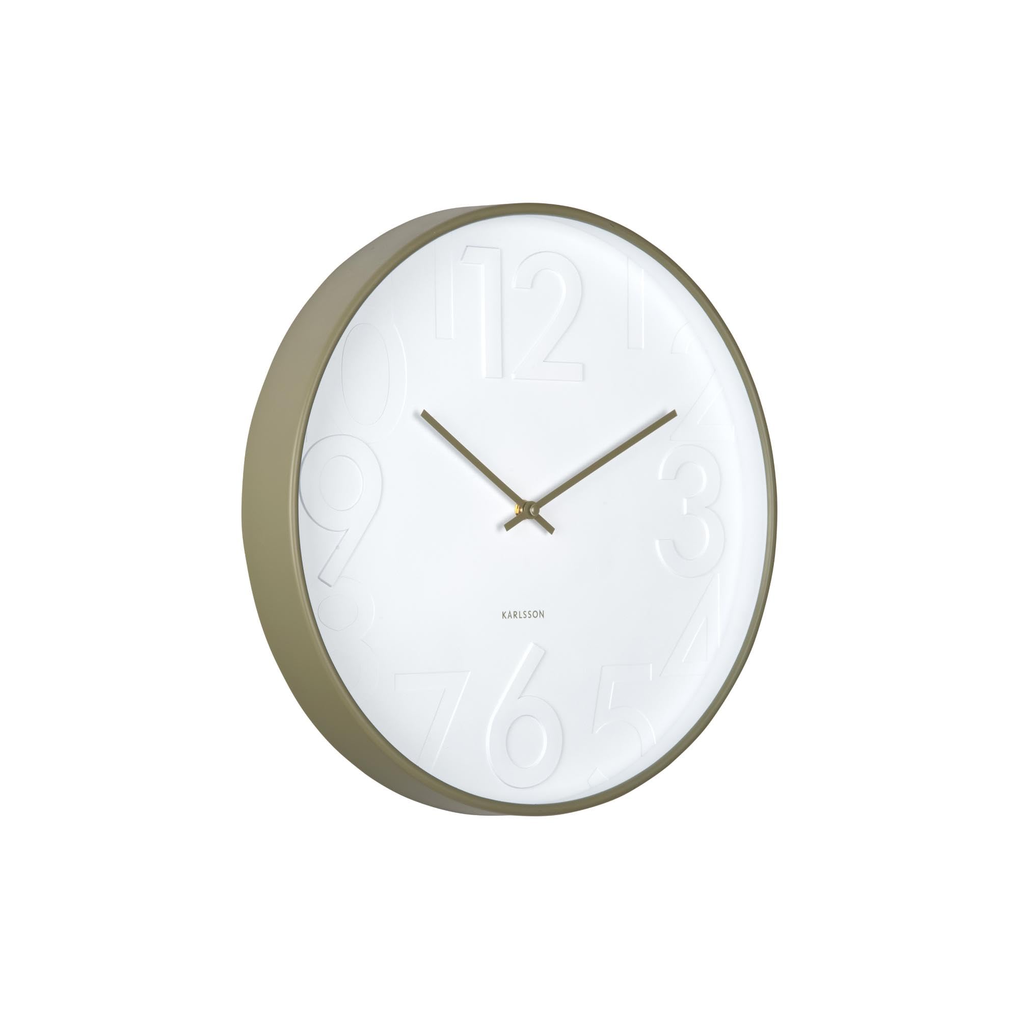 Orologio da parete Ayuno Army Green