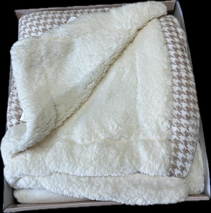 Plaid in Morbido Coral Retro Sherpa 130 x 160 cm