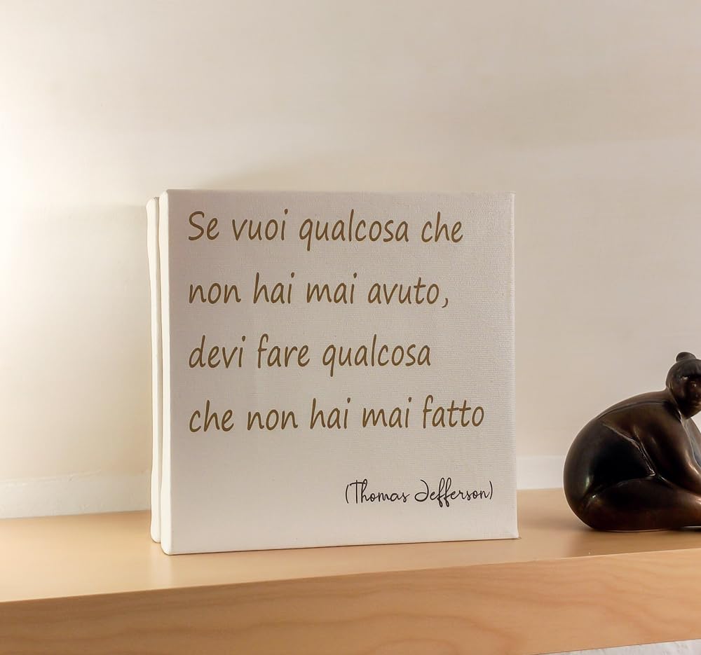 Quadro Thomas Jefferson in Italiano