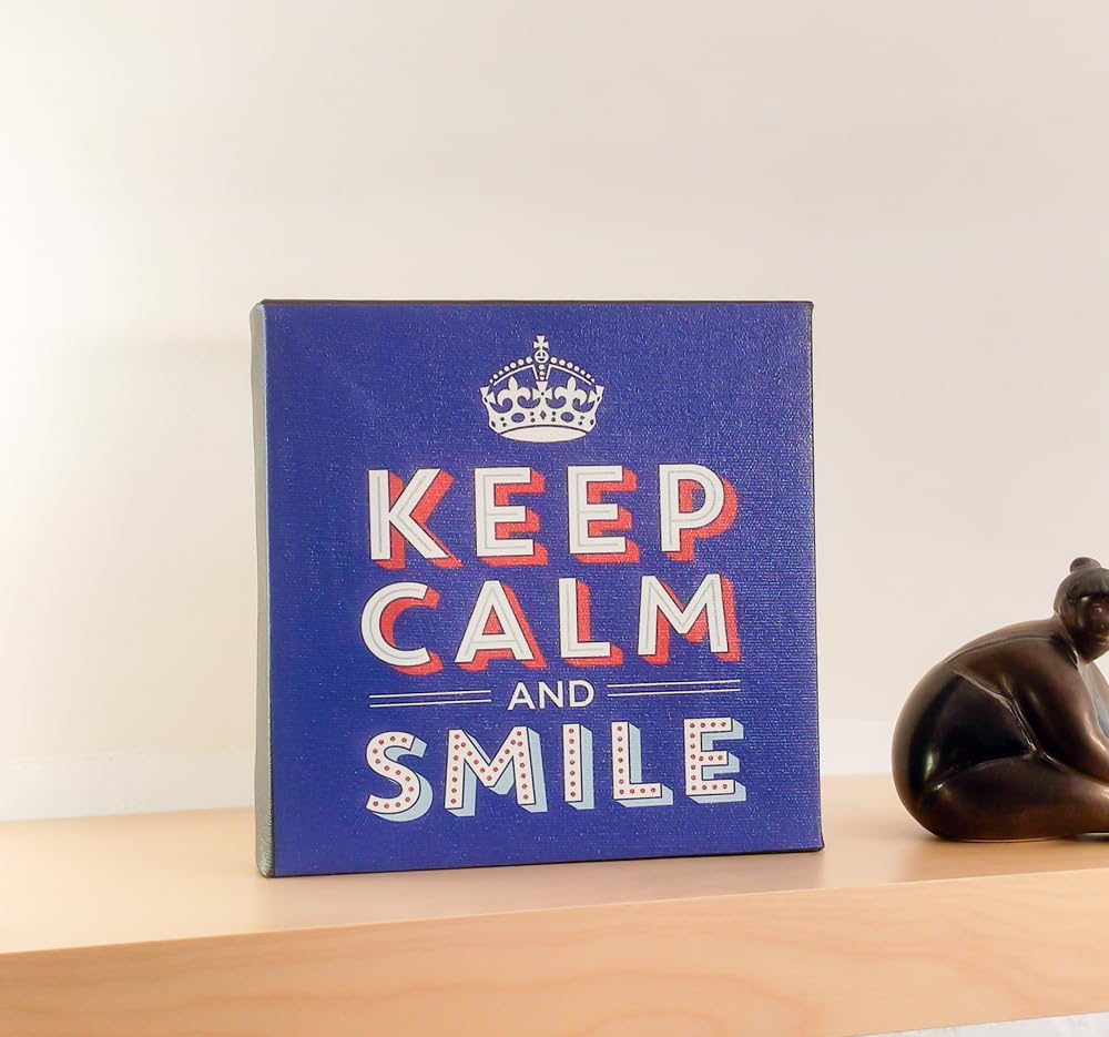Quadro Keep Calm and Smile