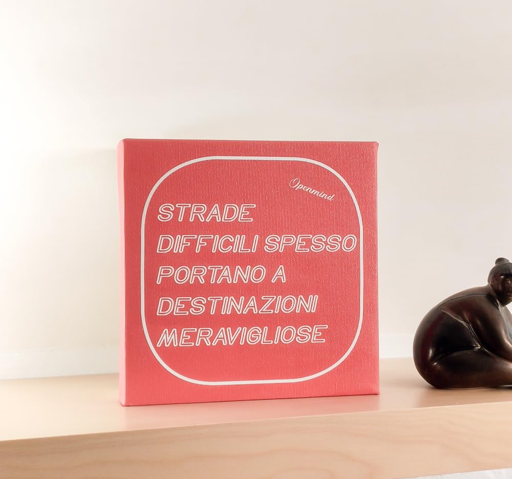 Quadro Decorativo con Citazione Motivazionale OpenMind