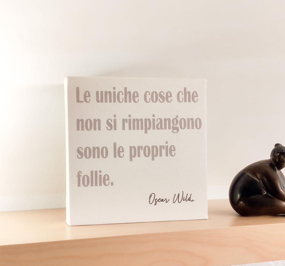 Quadro Oscar Wilde in Italiano