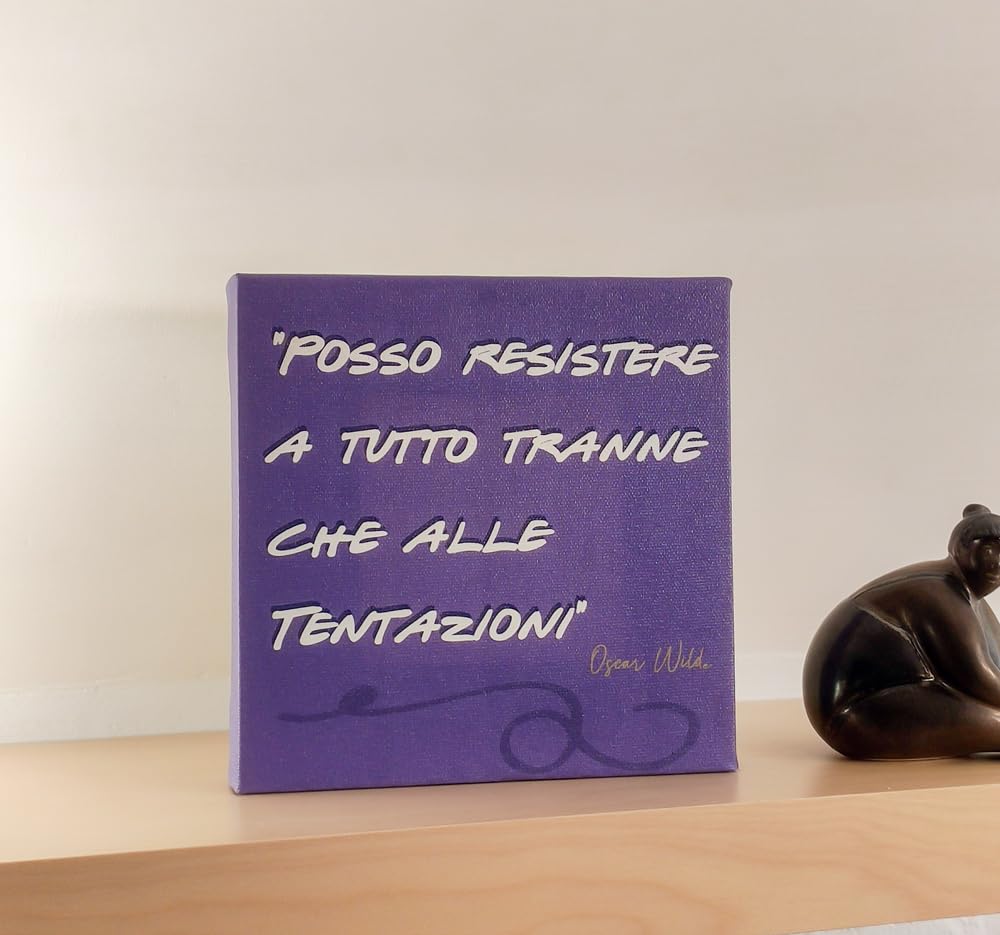 Quadro Oscar Wilde in Italiano