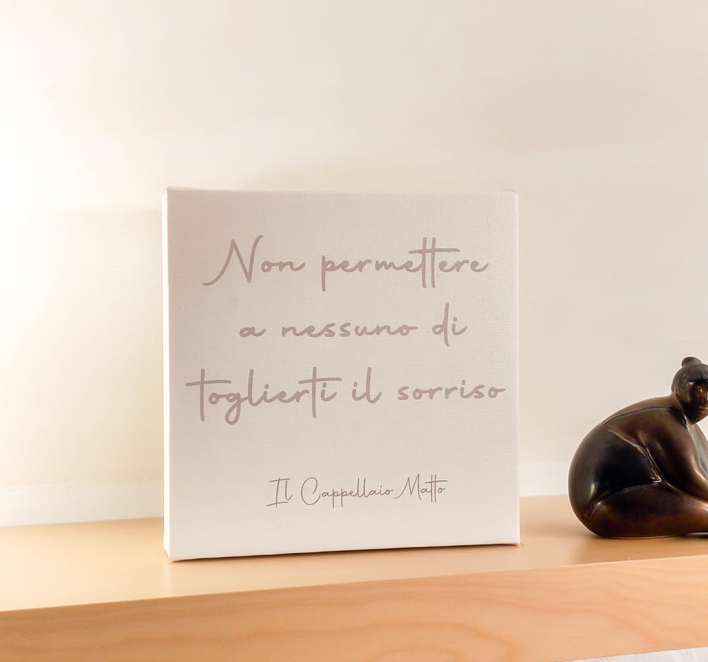 Quadro “Non permettere a nessuno di toglierti il sorriso”