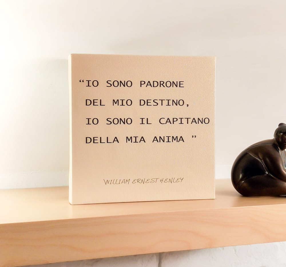 Quadro William Ernest Henley in Italiano