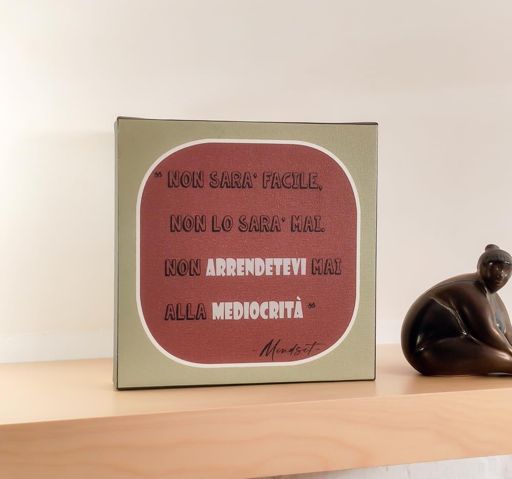 Quadro Motivazionale su Tela