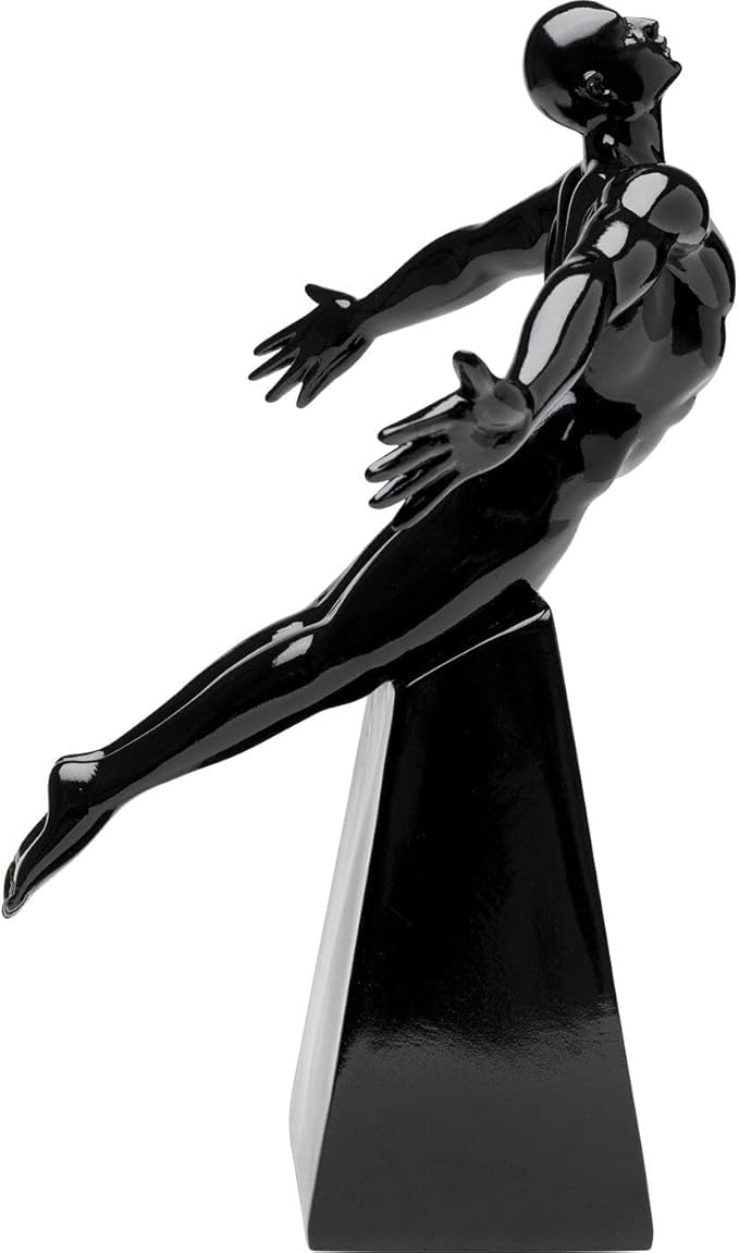 Statuetta decorativa nero